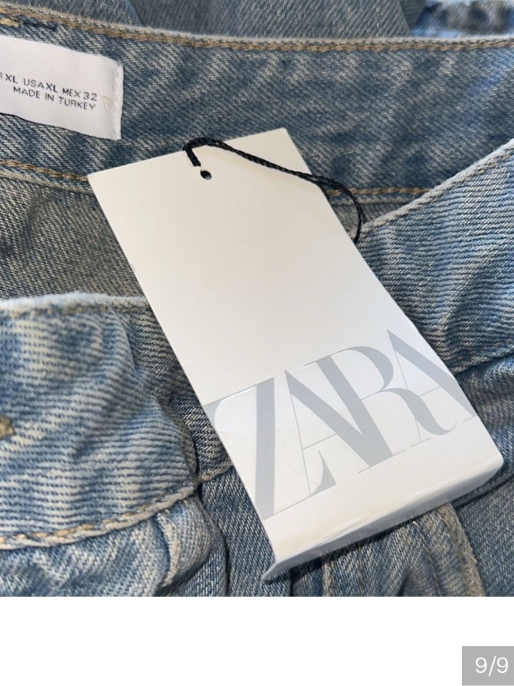 NEW ZARA  Bloggers Fave
Crop Mini Pleated Denim Skirt
XL
🚨NO DISCOUNT - Picture 6 of 7